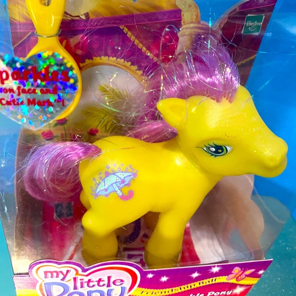 MY LITTLE PONY G3 NWT VTG 2003 FRIENDSHIP BALL SPARKLE PONY MERRIWEATHER HASBRO - Picture 2 of 16